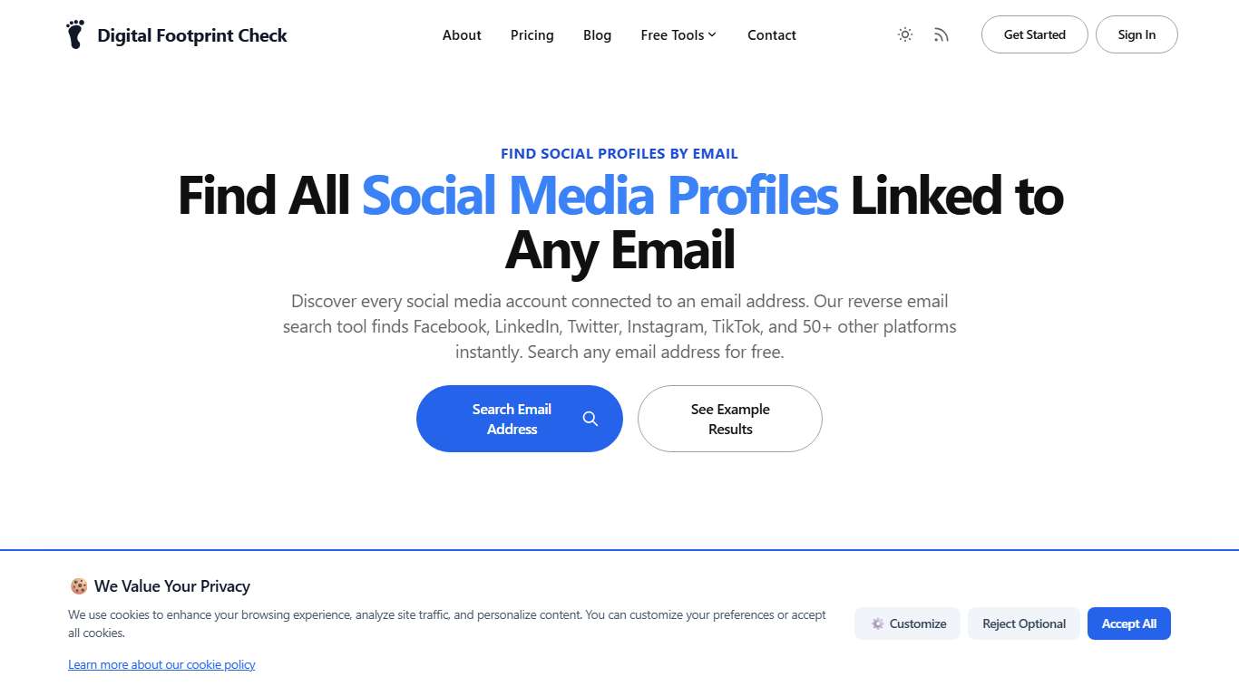Free Reverse Email Search 2026 Find Hidden Social Profiles & Accounts DFC