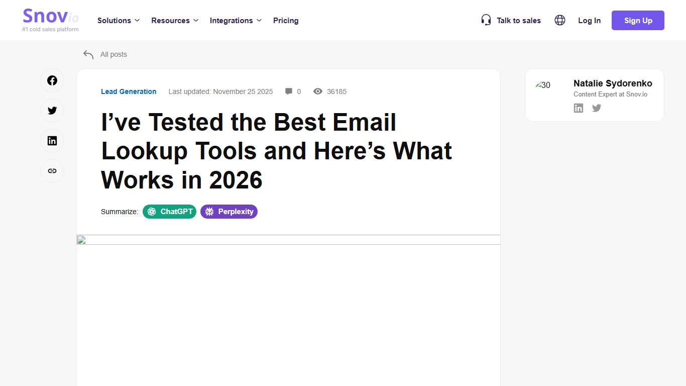 The 10 best email lookup tools to use in 2026 (Tested and Compared)